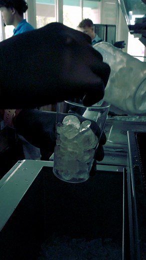 Swimming sweet gummy fish delicious beverage = our limited-time Fishbowl drink! Relax in the summer with this refreshing beverage. #drink #summer #fishbowl