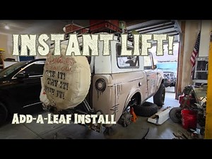 Massive Change for $100! Adding Leaf Springs to My 1968 Scout 800
