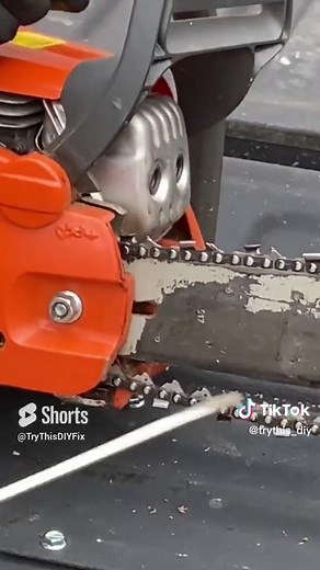 How to adjust your chainsaw blade. #chainsawman #chainsaw #husquivarna | Chainsaw