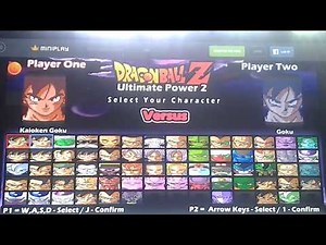All characters on DBZ Ultimate Power 2 so far!!