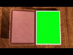 book animation opining closing green screen