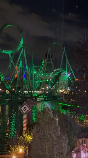 70K views · 124 reactions | The Incredible Hulk Coaster comes alive under the night sky ✨ #universalstudiosorlando #islandsofadventure #incrediblehulkcoaster | see.uo | Facebook