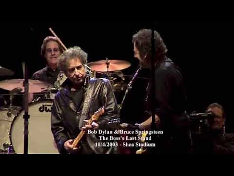 Bruce Springsteen w/ Bob Dylan at Shea Stadium NY 2003 - Highway 61 Revisited