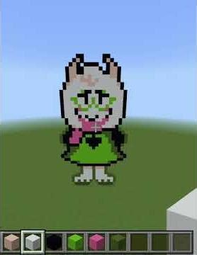 Requested by ‪@UniqueHandleIGuess‬ i built ralsei in minecraft