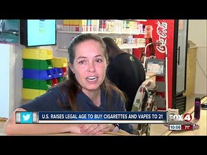 U.S. raises legal age to buy cigarettes and vapes to 21