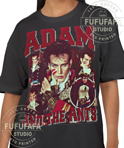 Adam and the Ants T-shirt - 80s New Wave Graphic Tee - Etsy