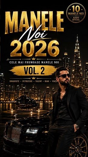 Manele Noi 2026 Vol. 2 | Cele Mai Frumoase Manele Moderne 2026 | Audio Oficial