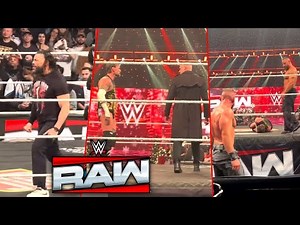 WWE Raw 22 December 2025 - Roman Reigns Returns,Austin Theory & Bronson Reed Vs CM Punk Rey Mysterio