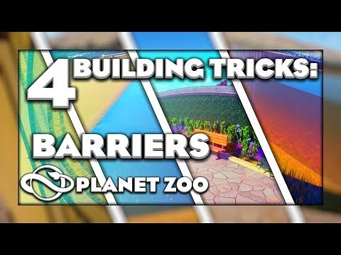 4 Building Tricks with Barriers | Planet Zoo Tutorial