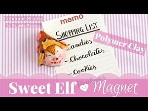 Sweet Elf Face Magnet | Polymer Clay Tutorial