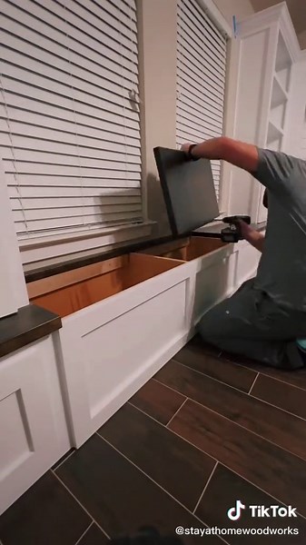 DIY Storage Bench Woodwork Tutorial