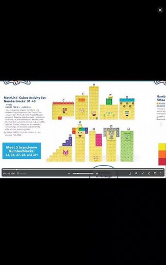 The Official figured out Numberblocks 33, 34, 37, 38, and 39!🎉