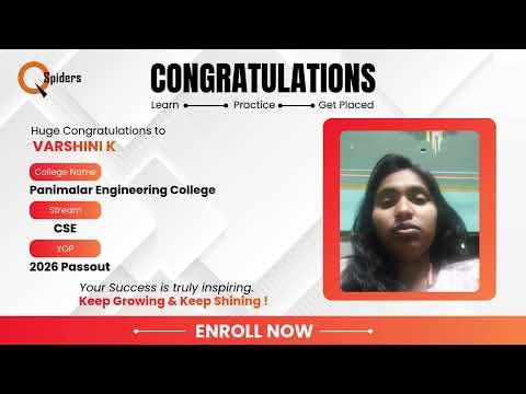 How QSpiders Helped Me Get My First IT Job | Student Testimonial