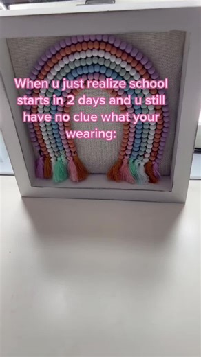 Colorful Beaded Artwork for Back to School Vibes