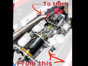 RC Boat FE to Gas Conversion! 🔥Stinger, flex shaft sizing & pipe install Pt. I of Mini Series