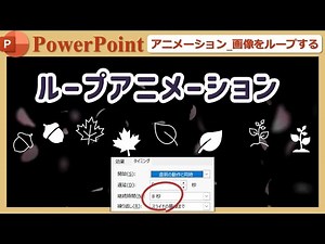 【アニメーション_画像がループする】PowerPoint
