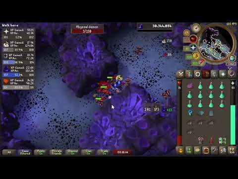 238 Abyssal Demon Slayer Task (Total XP 232k)