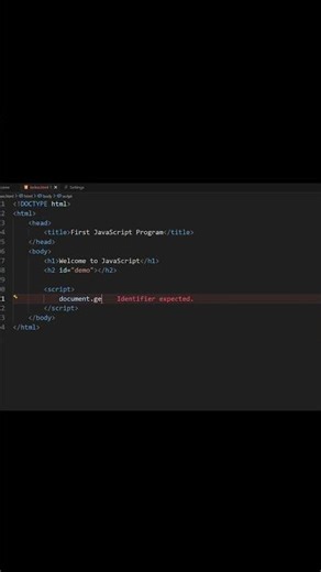 First JavaScript Program | JavaScript for Beginners | Hello JavaScript