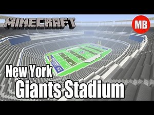 Minecraft NFL New York Giants Stadium | Metlife Stadium