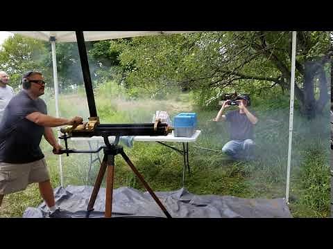 Black Powder cartridges through the Gatling Gun