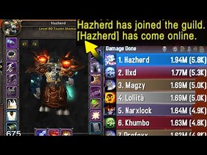 Shaman gets a instant guild invite after doing THIS damage