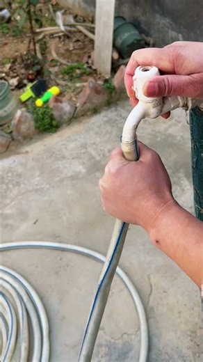 Quick way to clean dirt in hose #shorts