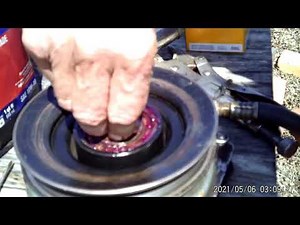Repacking PTO Clutch Bearings 2013 Craftsman GT 6000.