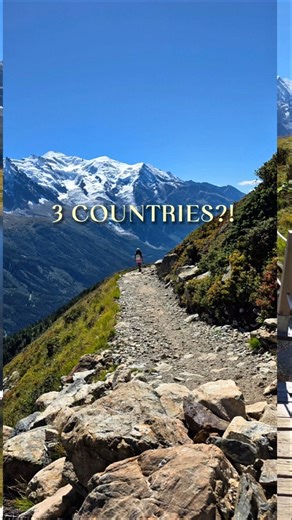 3 Countries. One Trail. No Borders 🤯 The Tour du Mont Blanc (TMB)