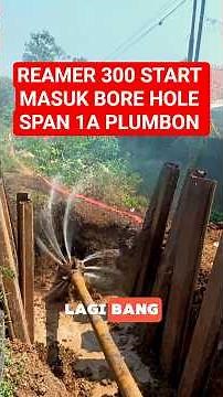 Proses Reamer Masuk Lubang Bor Pit Entry Pekerjaan HDD Driling #pipeline #reaming #pekerjaproyek