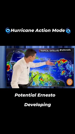 ⚠️ Caribbean Weather Update ⚠️ A system in the Atlantic, now labeled as Potential Tropical Cyclone Five, is gaining strength and moving westward. 🌧️ The National Hurricane Center predicts that it will likely develop into a tropical storm as it approaches the Caribbean. Some Islands Affected: 🇱🇨 Saint Lucia: Prepare for possible heavy rain and gusty winds by midweek. 🇦🇬 Antigua & Barbuda: Expect heavy rainfall and strong winds starting Tuesday. 🇻🇮 U.S. Virgin Islands: Tropical Storm Warnin