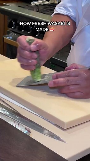 7.9K views · 35 reactions | How it’s made #wasabi #sushi | Amir Cuevas | Facebook