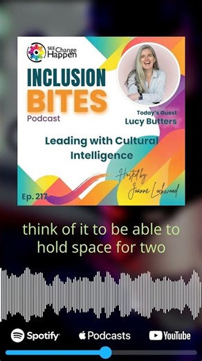 Leading With Cultural Intelligence | The Inclusion Bites Podcast