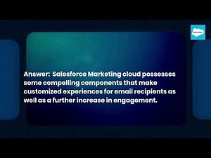 4 What are the Dynamic Components in Salesforce Marketing Cloud SFMC