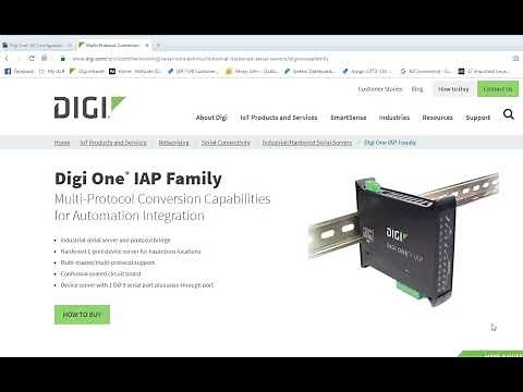 Digi One IAP Wizard for Modbus