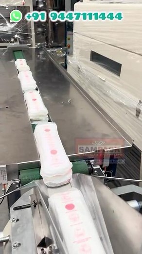 Automatic Sanitary Pads Packing Machine | High-Speed Sanitary Napkin Packaging Solution Coimbatore
