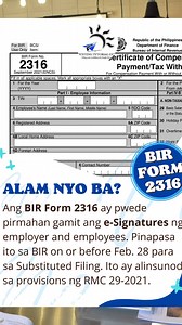 Happy Day! 😇 2316 E-SGINATURES FOR SUBMISSION TO BIR ⬇️😲 To order your RWB Book, please click the link below and fill out the form. 😊 https://atcbebe.com/books/ Education is the key! 😍 RWB Books are your business partners at hand! 😎 All RWB Books have exclusive ATC online tutorial videos to explain, discuss, and apply the contents of your RWB Books. Makakapag-aral na po tayo anytime and anywhere ng BIR tax compliance 😊 Contact info: Smart- 09513384541 Landline- (047) 222 5164 Viber: 095133
