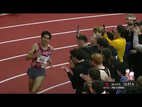 Grant Fisher Runs World Record 5000 Meters