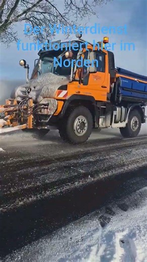 Winterdienst im Norden einwandfrei# Unimog #shorts