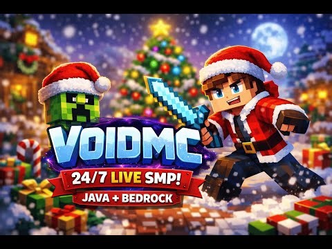 Join VoidMC | 24x7 live Java+ Bedrock #shorts #minecraft