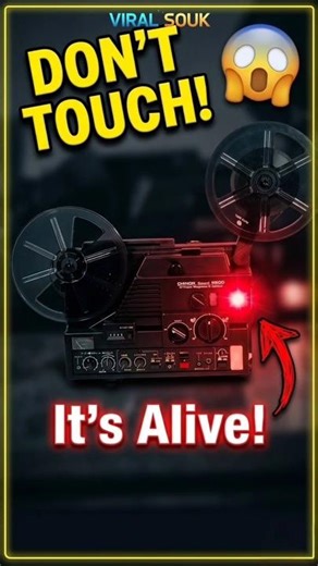 🛑Don't Touch This 1970s Time Machine! Vintage Projector Magic ✨ #ViralSouk #VintageTech