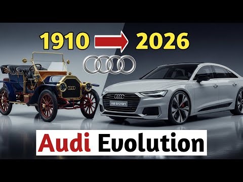 Audi Car Evolution 1910 To 2026 in 2 Minutes