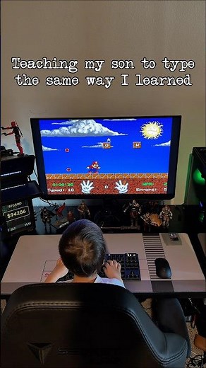 Who remembers Mario Teaches Typing? #nintendo #mario #gaming