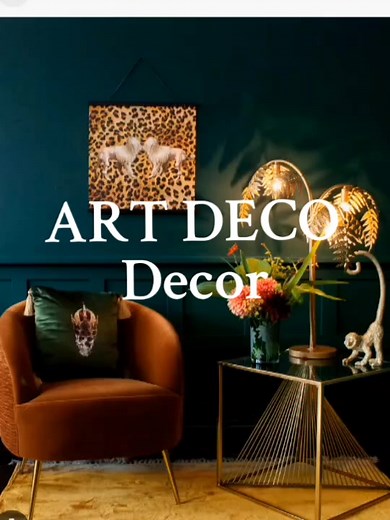 Discover endless possibilities for elevating your home with art deco decor interior design! Mix and match textures like velvet and metallics for a luxe feel. Don't forget statement lighting to accentuate your art pieces. Whether it's minimalist elegance or maximalist vibrancy, art decor design lets you express your personality through your living space. 🏡 #ArtDecor #InteriorDesign #HomeInspiration #homedecor #homedecorideas