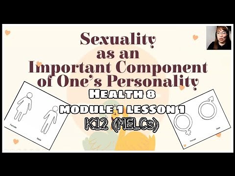MAPEH Health 8 Module 1 Lesson 1 : Gender and Human Sexuality | MELCs | CJSsaem