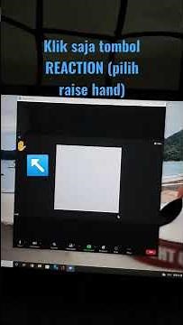 cara RAISE HAND di zoom melalui laptop #joinzoom #zoommeeting #raisehandzoom