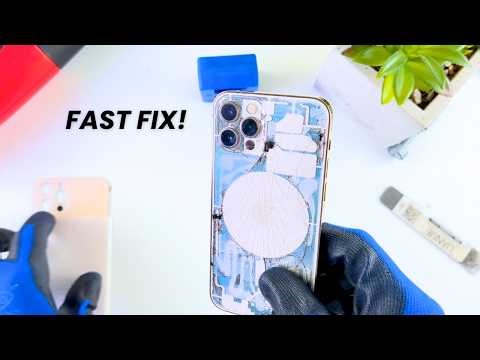 Fast iPhone 12 Pro Back Glass Fix … No Mess, All Clean!