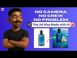 I Created a Luxury Fragrance Ad With AI — No Camera, No Budget (Davidoff Parfums' Cool Water)