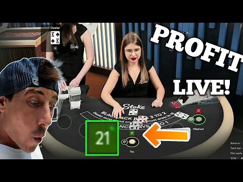Live Blackjack on Stake.us | Profit Baby🚀