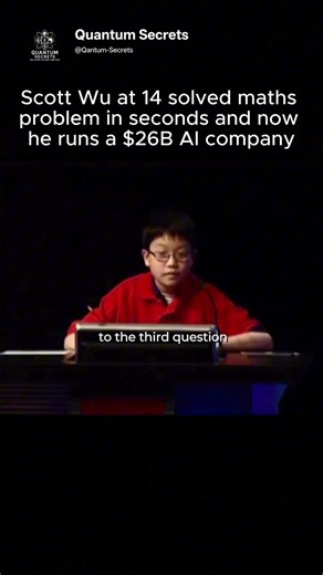 At 14, He Solved Math in Seconds… Now He Built a $26B AI Company 🤯