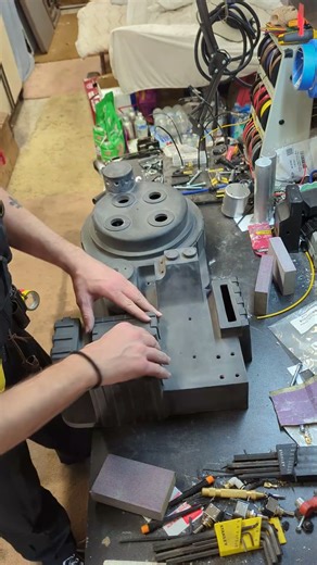 Even more sanding! #ghostbusters #diy #cosplay